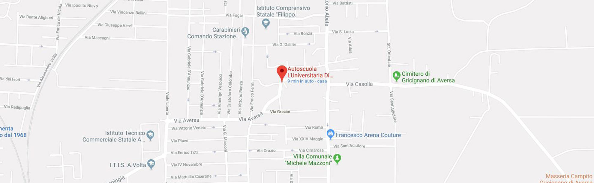 mappa autoscuola